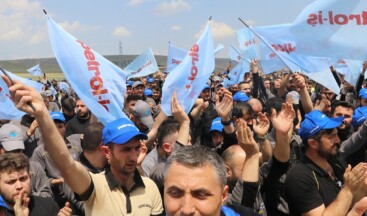 Lastik fabrikası işçileri greve gitti: Biz üzüm yemek istiyoruz