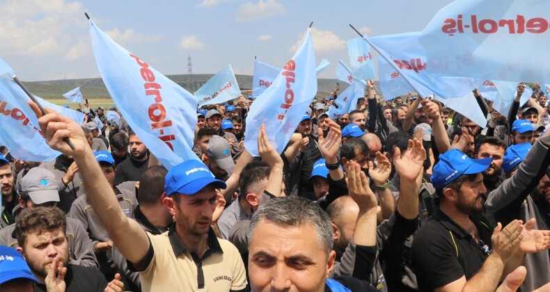 Lastik fabrikası işçileri greve gitti: Biz üzüm yemek istiyoruz