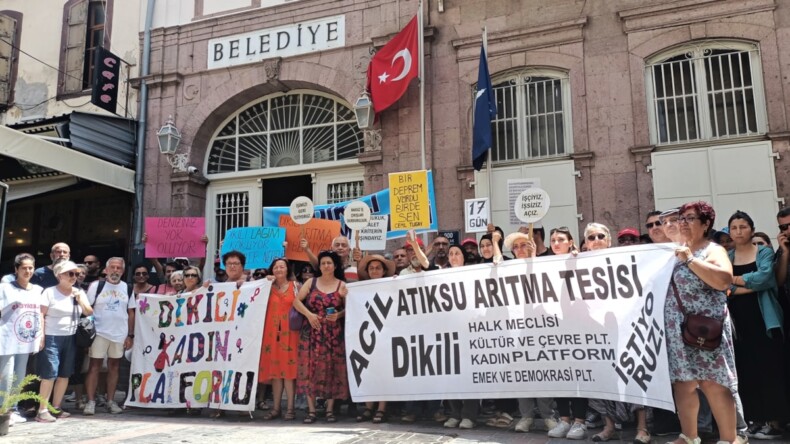 Dikili’deki deniz kirliliği alarmı! Arıtma tesisi bekleniyor