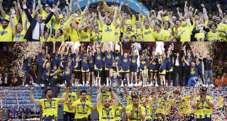 Fenerbahçe basketbolda kupaları topladı