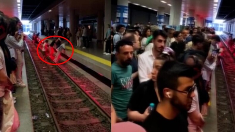 İstanbul’da iki metro hattında arıza yaşandı: Yolcular raylara yürüdü