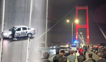 Köprüyü kapatıp eylem yapan şüpheli tutuklandı