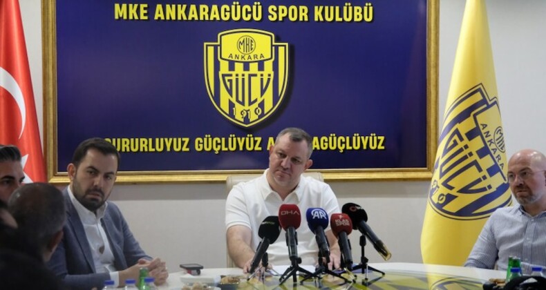 MKE Ankaragücü Başkanı İsmail Mert Fırat yeniden aday