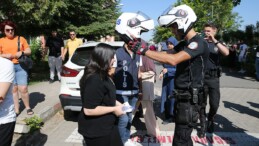 Sınav belgesini unuttu, polis yetiştirdi