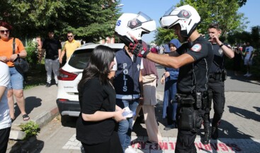 Sınav belgesini unuttu, polis yetiştirdi