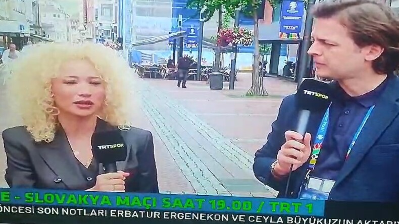 TRT’de canlı yayın kazası…