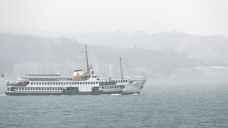 İstanbul’da bu sabah sis var… Vapur seferleri iptal oldu