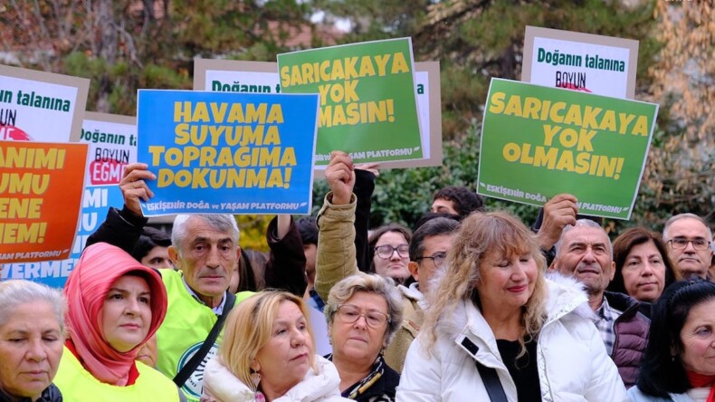 Eskişehir’de siyanürlü madene karşı yürüyüş yapıldı