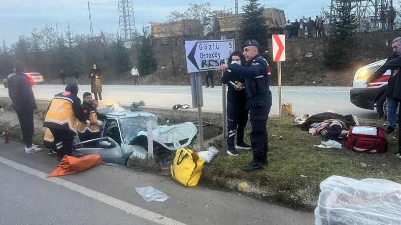 Karabük’te feci kaza: 1 ölü, 3 yaralı