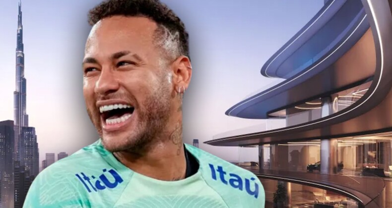 Neymar yeni dairesine servet döktü! Asansöre arabayla biniyor…