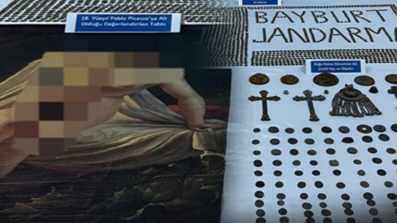 Picasso’nun tablosu Bayburt’tan çıktı