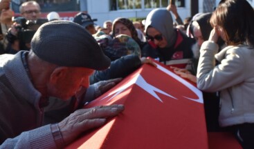 Şehit teğmen Mustafa Kemal Öz, son yolculuğuna uğurlandı