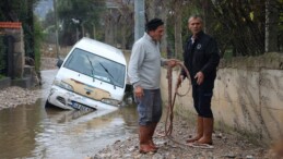 Bodrum’da sağanak etkili oluyor